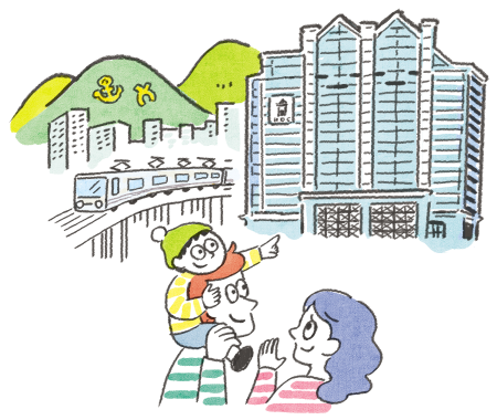 家族のイラスト