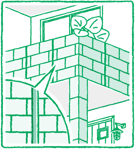 シーリングのイラスト