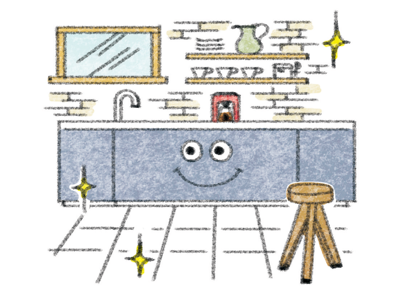 キッチンのイラスト