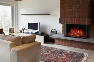 イタヤランバーインターナショナル 北米の電気式暖炉ほかインテリア製品